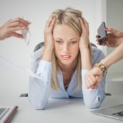 Stress Just A Little - Depressed Business Woman